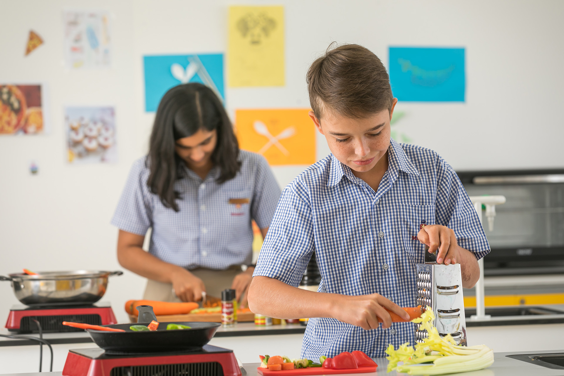 Students Cooking